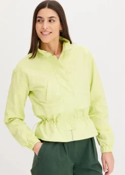 Clearance Kurze Jacke mit Taillen-Tunnelzug Damen Jacken & Mäntel|Bekleidung·Hosen