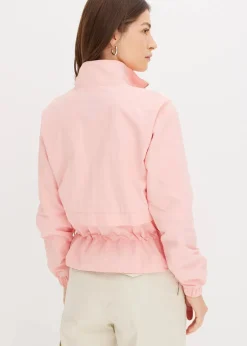 Damen bonprix Bekleidung·Hosen|Jacken & Mäntel|Kurze Jacke mit Taillen-Tunnelzug