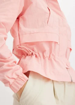 Damen bonprix Bekleidung·Hosen|Jacken & Mäntel|Kurze Jacke mit Taillen-Tunnelzug