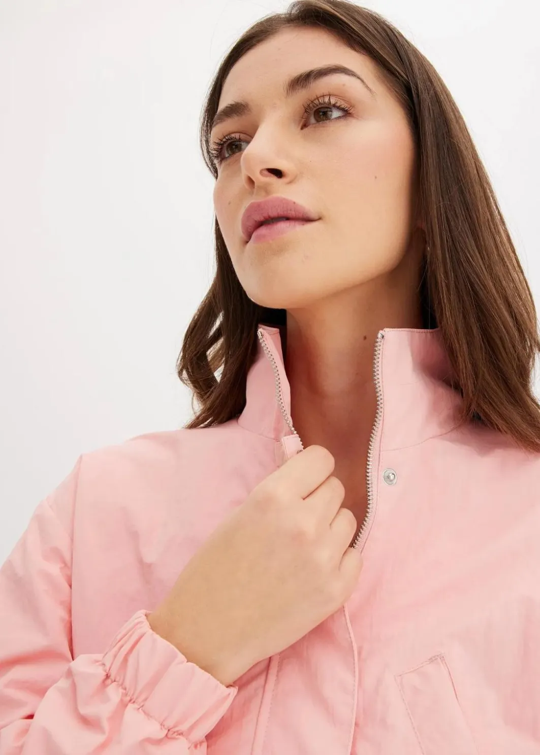 Damen bonprix Bekleidung·Hosen|Jacken & Mäntel|Kurze Jacke mit Taillen-Tunnelzug