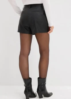 Best Kurze Lederimitat-Shorts Damen Shorts|Hosen