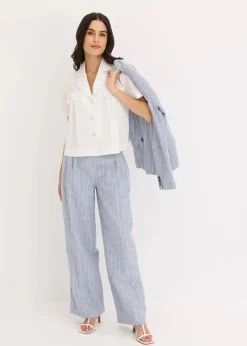 Sale Kurze Popeline - Kurzarmbluse aus Baumwolle Damen Blusen & Tuniken|Bekleidung·Jacken & Mäntel