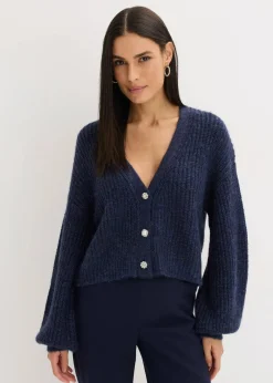 Best Kurze Strickjacke mit Glitzergarn und Wollanteil Damen Bekleidung·Umstandsmode|Bekleidung·Jeans