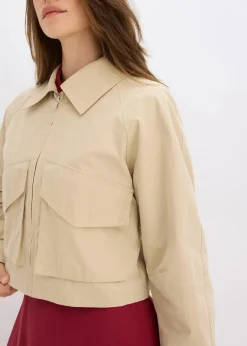 Damen bonprix Bekleidung·Hosen|Jacken & Mäntel|Kurze Trenchjacke