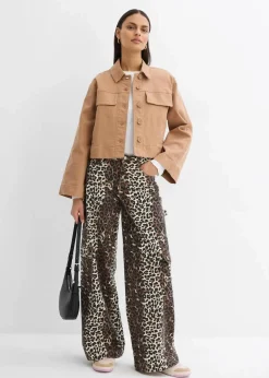 Best Kurze Twill-Jacke Damen Bekleidung·Hosen|Jacken & Mäntel