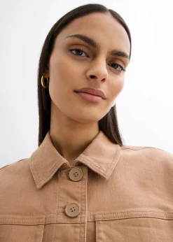 Best Kurze Twill-Jacke Damen Bekleidung·Hosen|Jacken & Mäntel