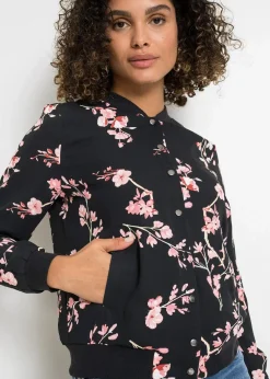 Damen bonprix Bekleidung·Hosen|Nachhaltigere Materialien|kurzer Blouson