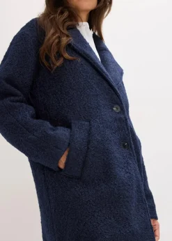 Damen bonprix Jacken & Mäntel|Bekleidung·Hosen|Kurzer Bouclé-Mantel, oversized