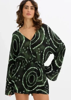 Damen bonprix Bekleidung·Homewear|Jumpsuits|Kurzer Jumpsuit aus fließender Viskose