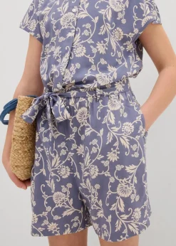 Clearance Kurzer Jumpsuit aus fließender Viskose Kinder Mädchen 9-16 Jahre·Kleider & Jumpsuits