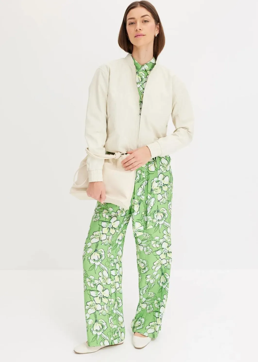 Discount Kurzer Soft-Blouson Damen Bekleidung·Hosen|Jacken & Mäntel