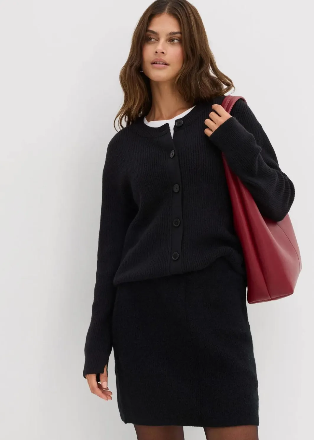Discount Kurzer Strickrock Damen Röcke|Basics