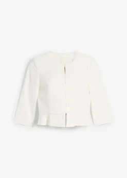 Damen bonprix Bekleidung·Blazer|Umstandsmode|Kurzer Umstandsblazer aus Satin