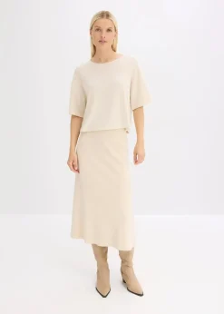 Damen bonprix Shirts & Tops|Zweiteiler & Sets|Kurzes Boxy-Shirt