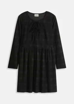 Damen bonprix Kleider|Kurzes Cord-Kleid mit Karomuster