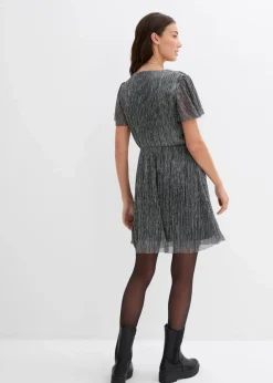 Damen bonprix Kleider|Kurzes Glitzerkleid