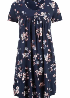Hot Kurzes Jerseykleid aus softem Viskose-Mix Damen Bekleidung·Pullover & Strickjacken|Kleider