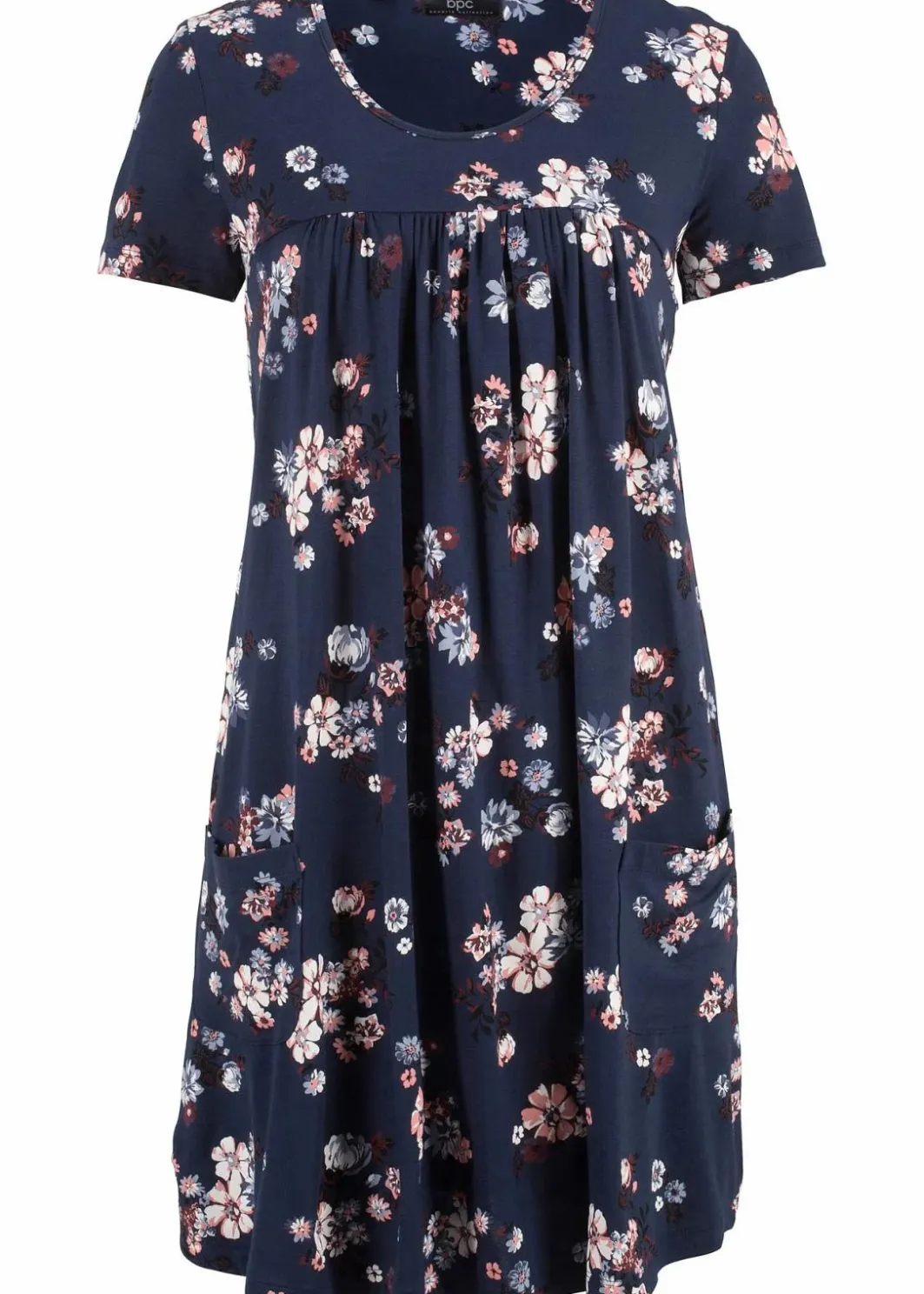 Hot Kurzes Jerseykleid aus softem Viskose-Mix Damen Bekleidung·Pullover & Strickjacken|Kleider
