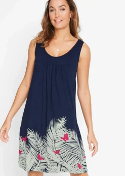 Damen bonprix Kleider|Kurzes Jerseykleid ohne Arm