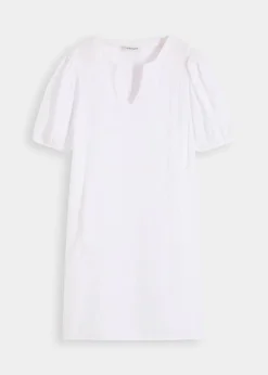Outlet Kurzes Kleid aus Musselin Damen Bekleidung·Pullover & Strickjacken|Kleider