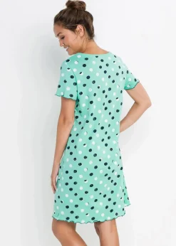 Sale Kurzes Nachthemd aus Bio-Baumwolle Damen Nachhaltigere Materialien|Nachtwäsche