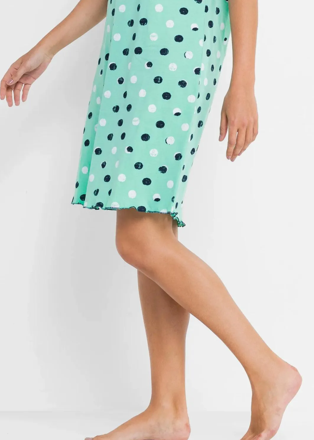 Sale Kurzes Nachthemd aus Bio-Baumwolle Damen Nachhaltigere Materialien|Nachtwäsche