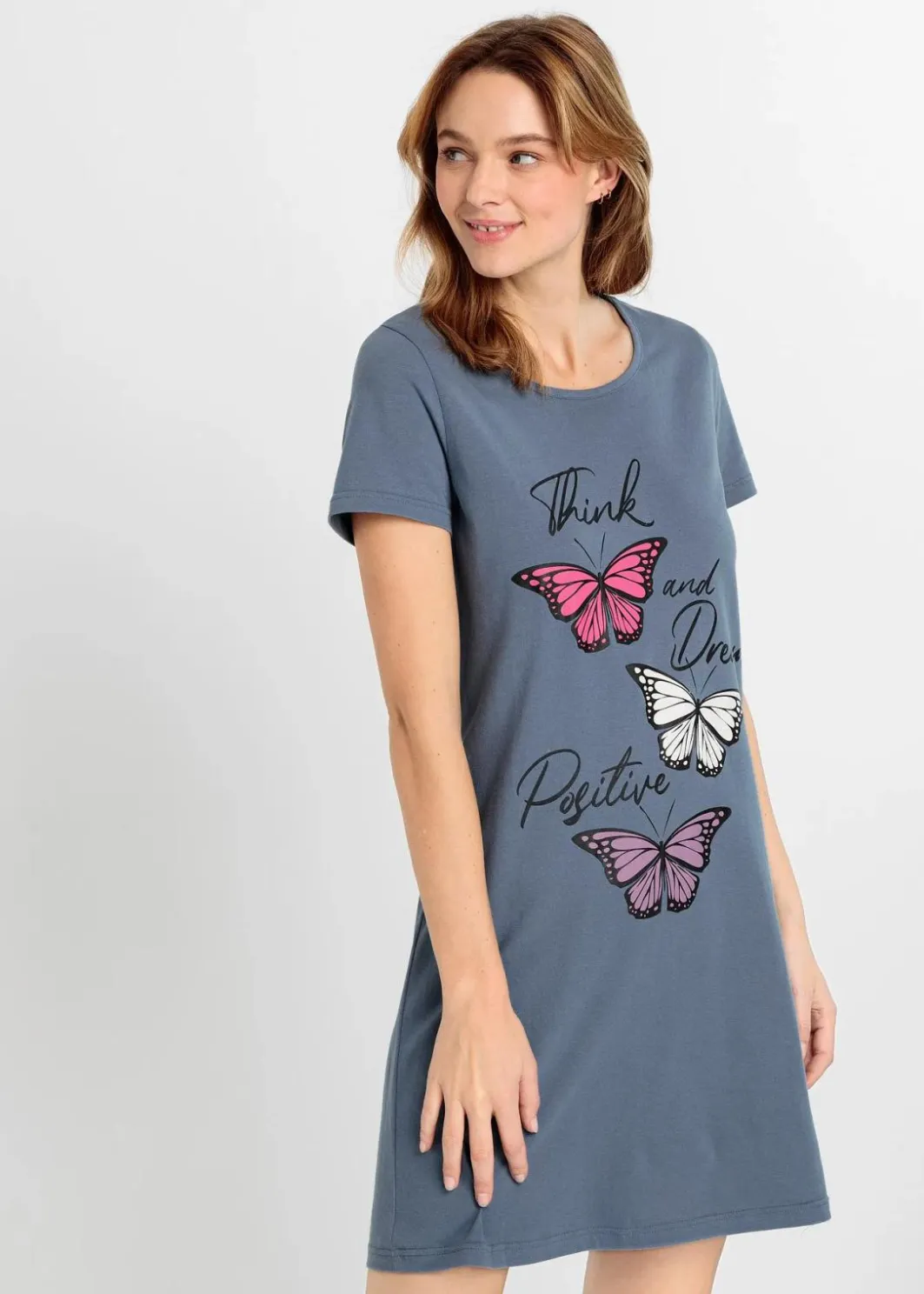 Best Kurzes Nachthemd aus reiner Bio-Baumwolle Damen Wäsche·Nachtwäsche|Nachhaltigere Materialien