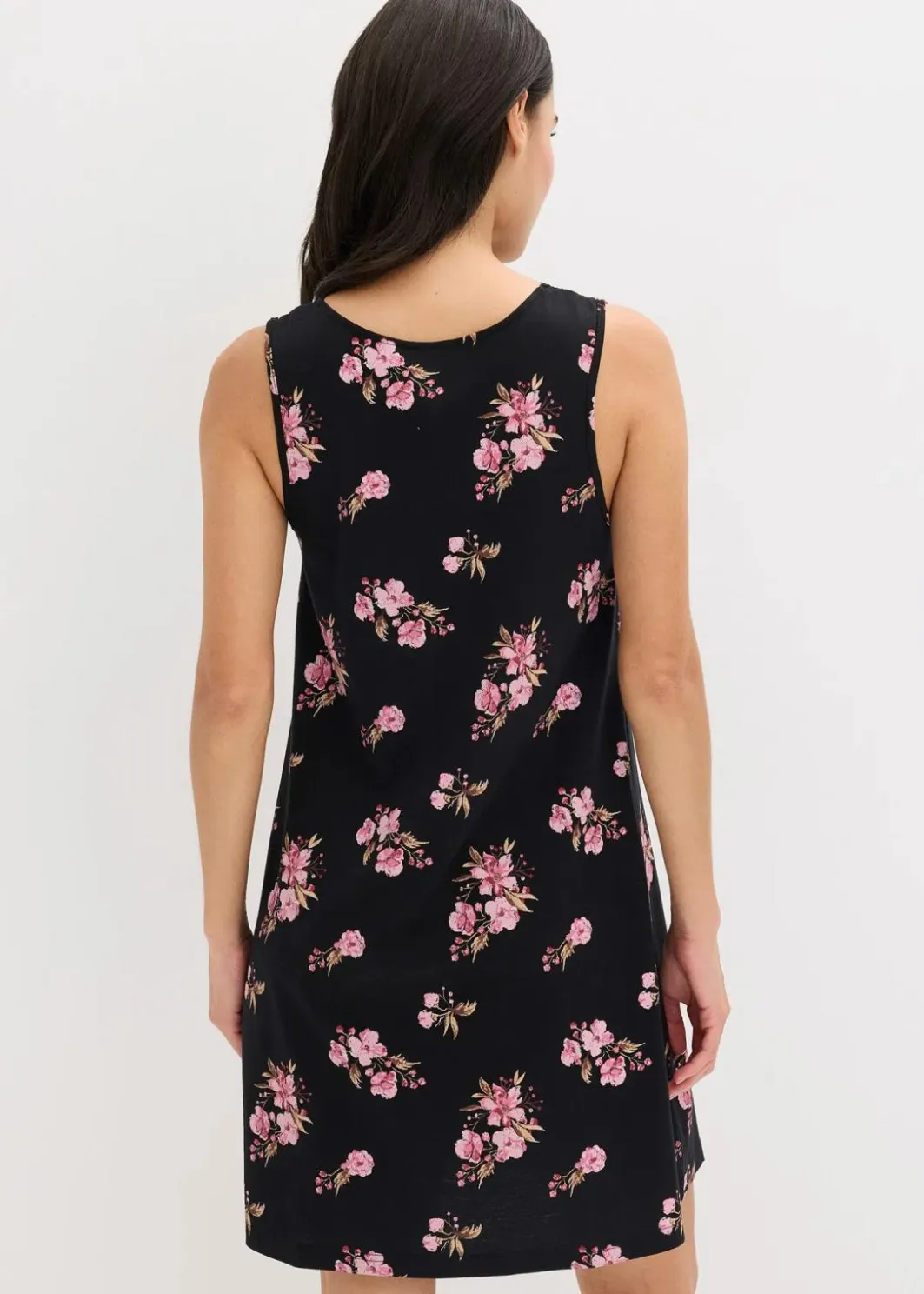 Sale Kurzes Nachthemd aus softem Viskose-Mix Damen Wäsche·Nachtwäsche|Nachtwäsche