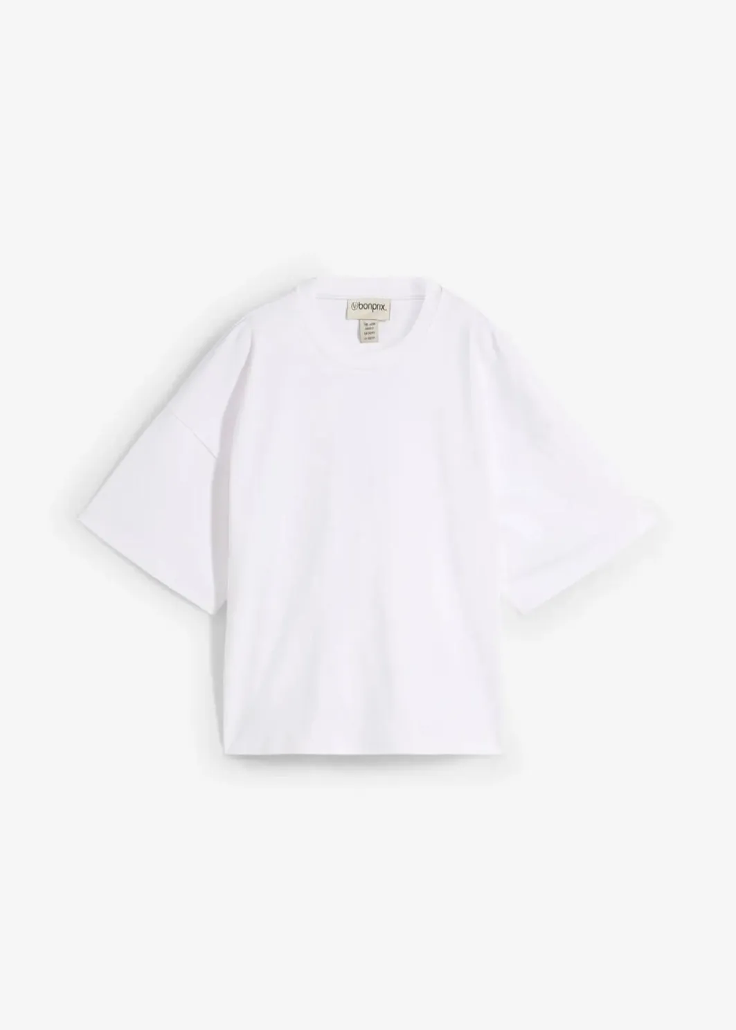 Best Kurzes Oversize-Shirt aus reiner schwerer Bio-Baumwolle Damen Shirts & Tops|Basics
