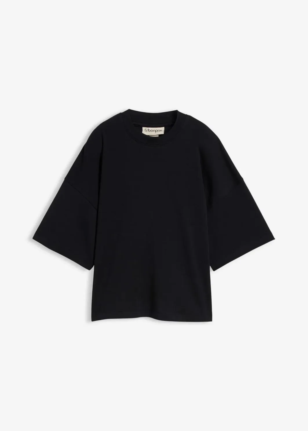 Damen bonprix Bekleidung·Röcke|Nachhaltigere Materialien|Kurzes Oversize-Shirt aus reiner schwerer Bio-Baumwolle