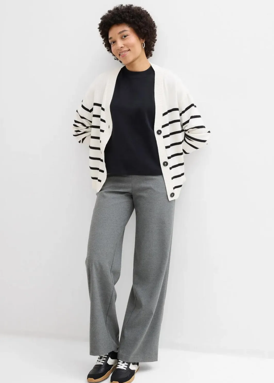 Damen bonprix Bekleidung·Röcke|Nachhaltigere Materialien|Kurzes Oversize-Shirt aus reiner schwerer Bio-Baumwolle