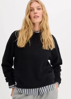 Clearance Kurzes Oversize-Sweatshirt aus reiner Bio-Baumwolle Damen Nachhaltigere Materialien|Sweat