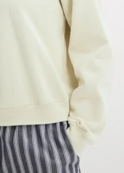 Damen bonprix Bekleidung·Röcke|Bekleidung·Blusen & Tuniken|Kurzes Oversize-Sweatshirt aus reiner Bio-Baumwolle