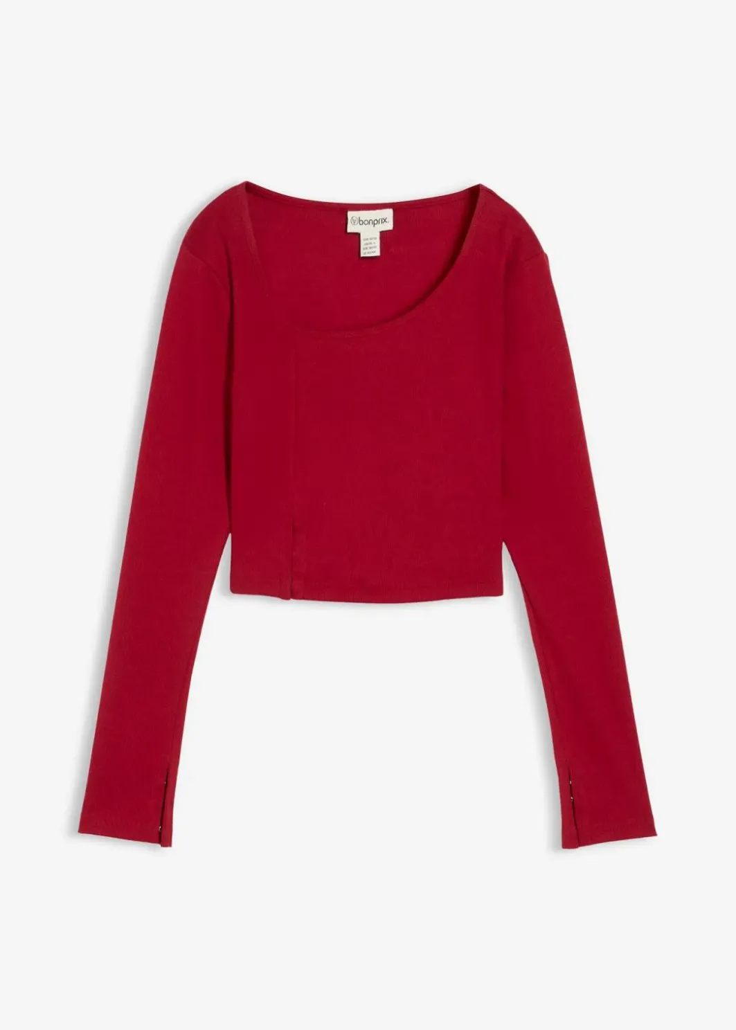 Kurzes Rippshirt Damen Shirts & Tops