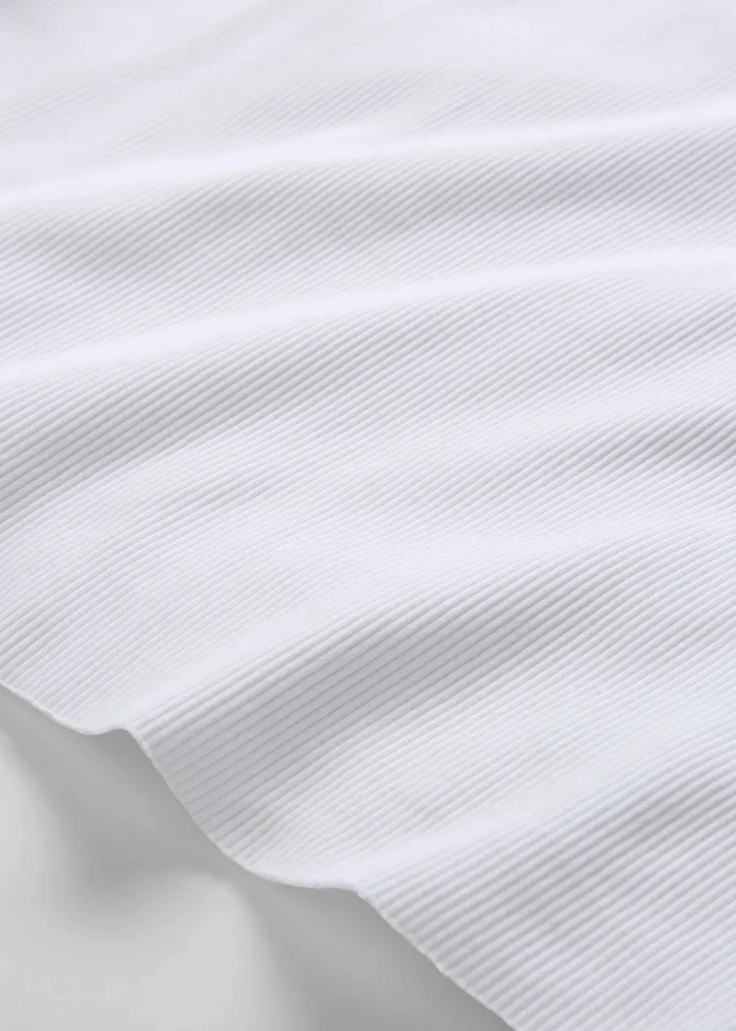 Damen bonprix Shirts & Tops|Nachhaltigere Materialien|Kurzes Rippshirt