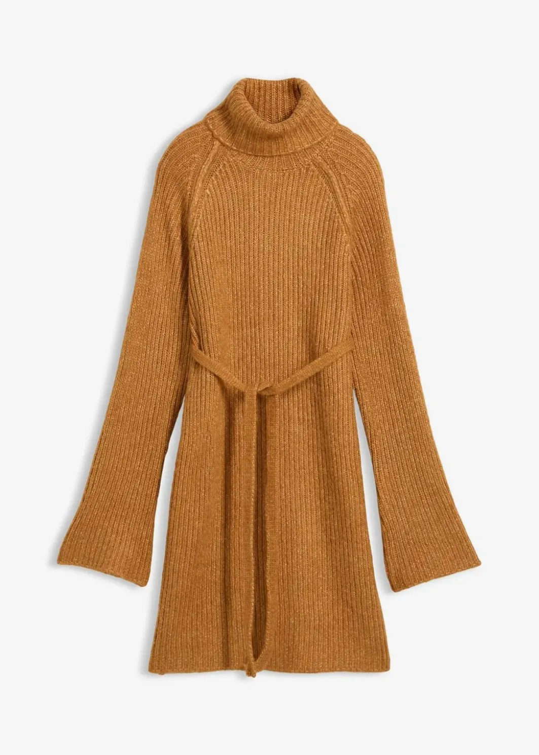 Outlet Kurzes Ripp-Strickkleid mit Rollkragen Damen Bekleidung·Umstandsmode|Bekleidung·Pullover & Strickjacken