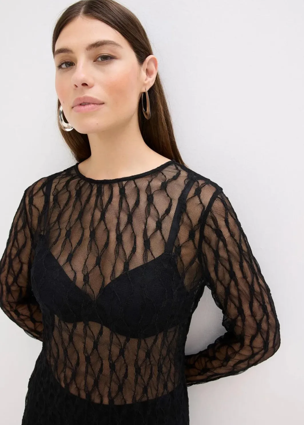 Best Kurzes Spitzenkleid Damen Bekleidung·Pullover & Strickjacken|Kleider