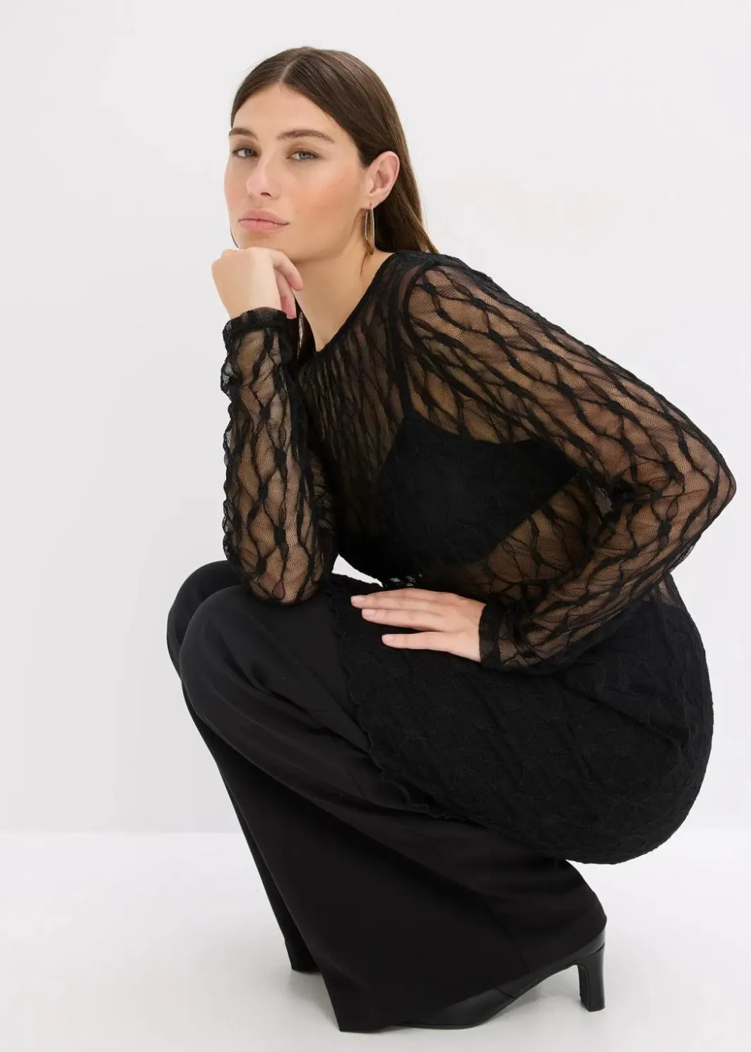 Best Kurzes Spitzenkleid Damen Bekleidung·Pullover & Strickjacken|Kleider