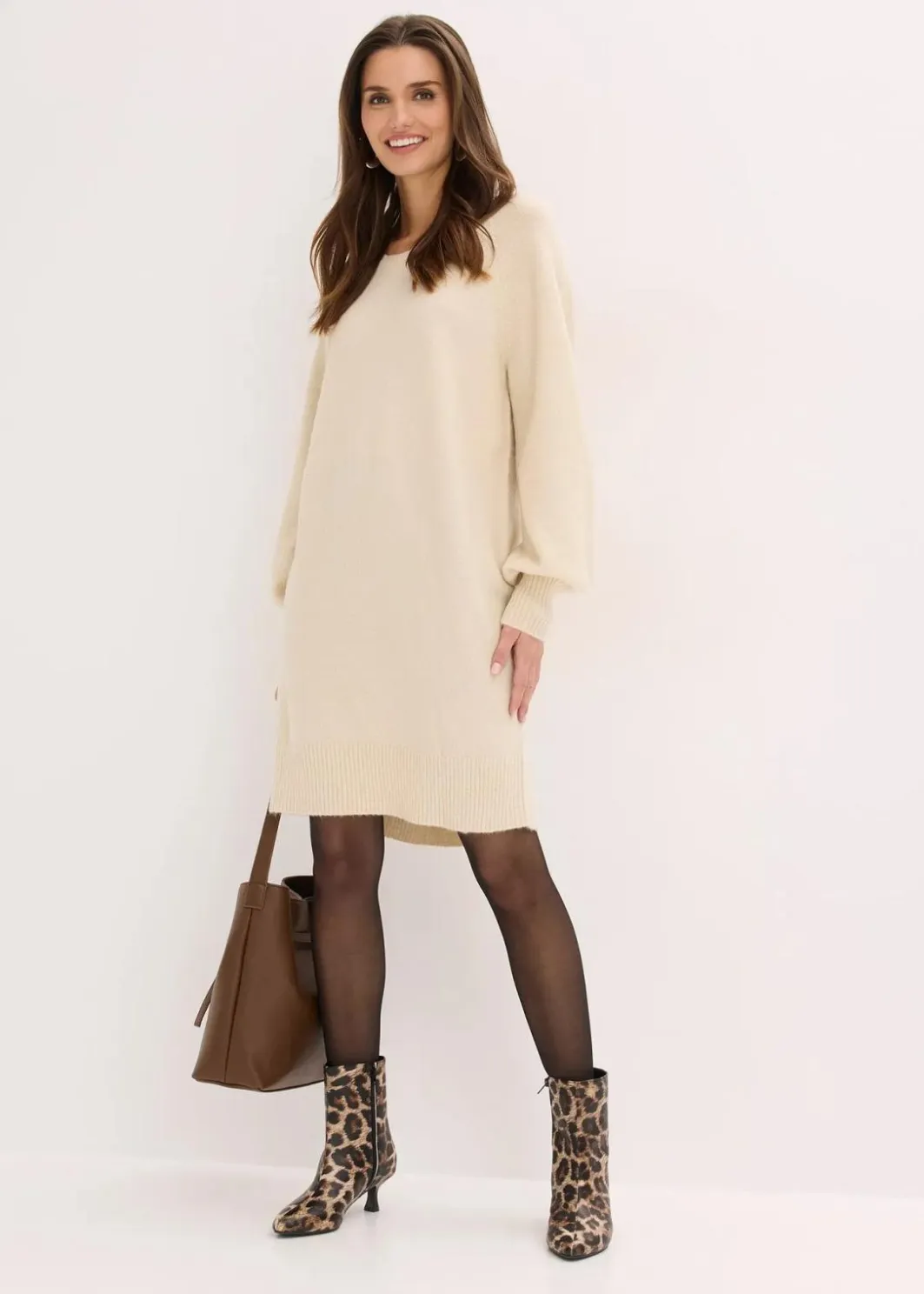 Sale Kurzes Strickkleid Damen Bekleidung·Umstandsmode|Strickmode