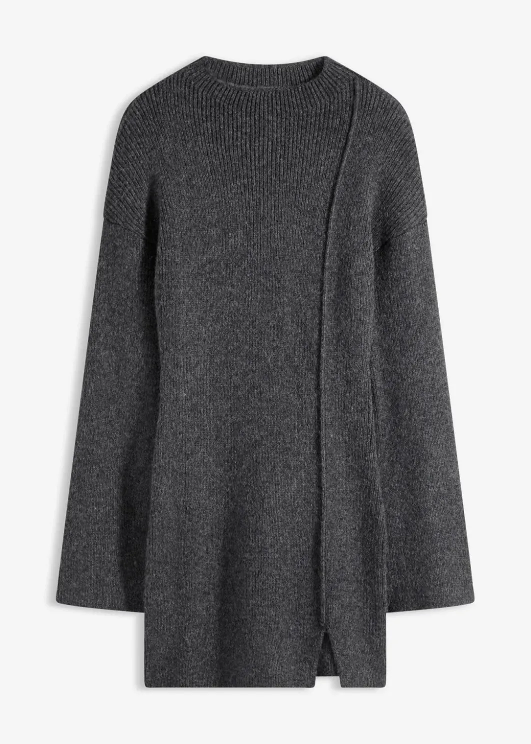 Kurzes Strickkleid mit Wollanteil Damen Kleider|Strickmode