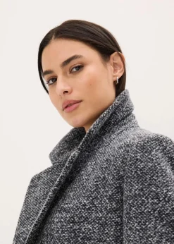 Online Kurzmantel in Wolloptik Damen Bekleidung·Hosen|Jacken & Mäntel