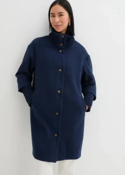Outlet Kurzmantel in Wolloptik Damen Bekleidung·Hosen|Jacken & Mäntel