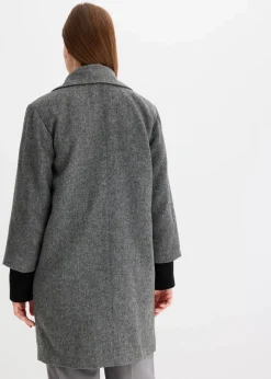 Damen bonprix Bekleidung·Hosen|Jacken & Mäntel|Kurzmantel in Wolloptik