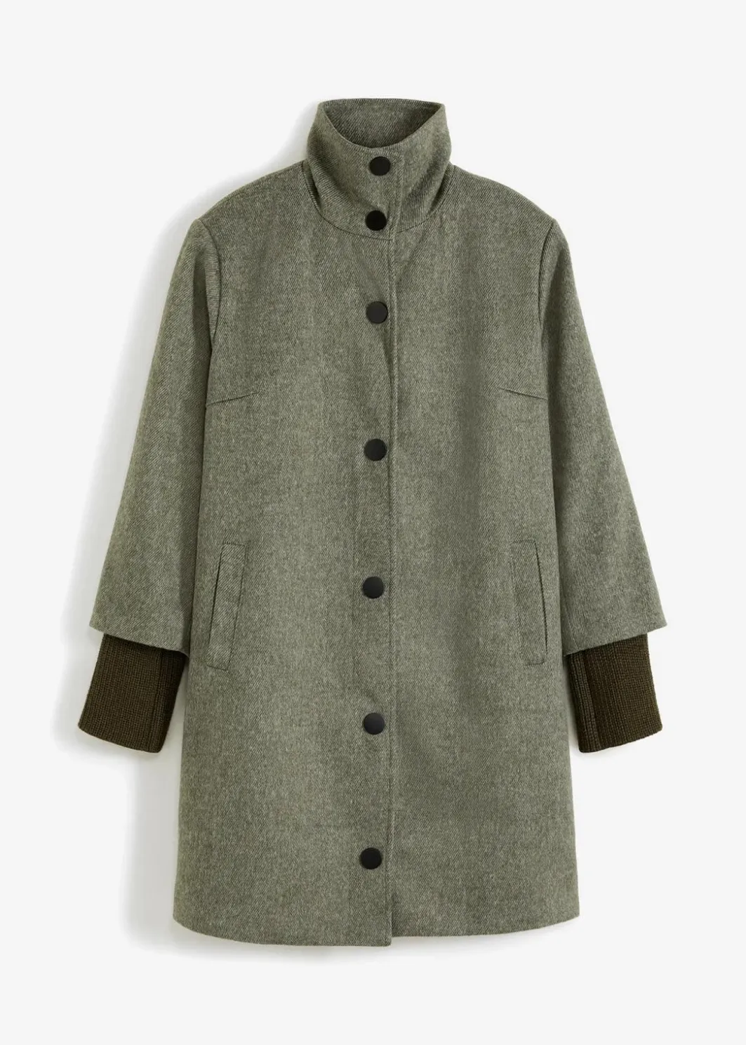 Kurzmantel in Wolloptik Damen Jacken & Mäntel|Bekleidung·Hosen