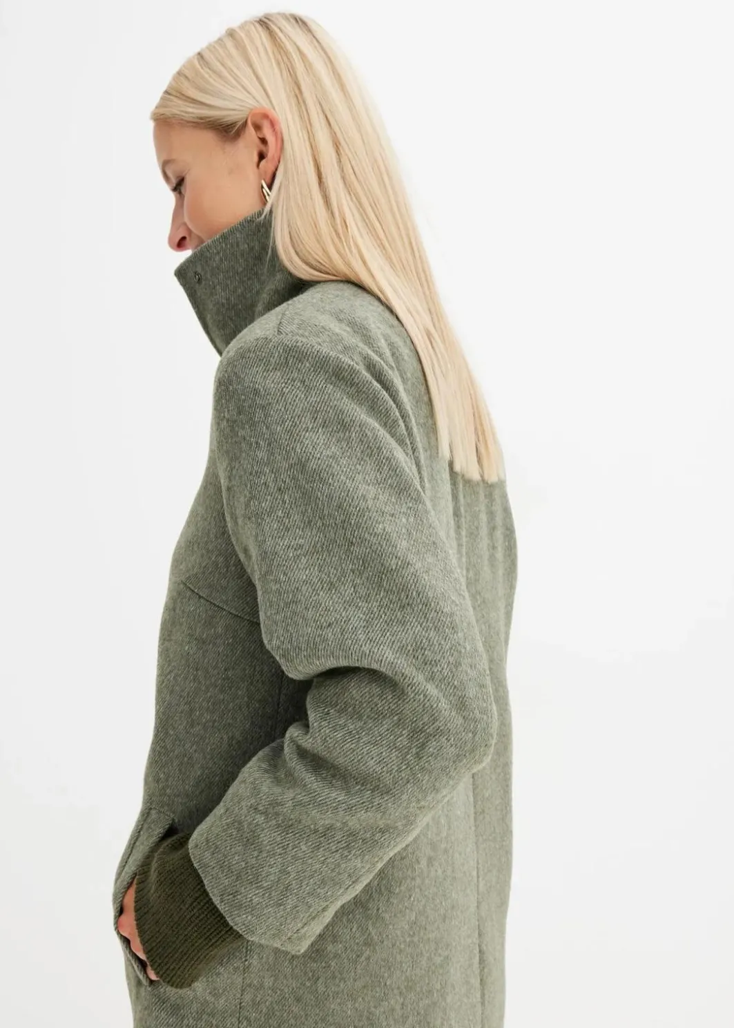 Kurzmantel in Wolloptik Damen Jacken & Mäntel|Bekleidung·Hosen