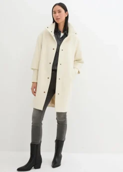 Damen bonprix Jacken & Mäntel|Bekleidung·Hosen|Kurzmantel in Wolloptik