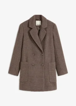Damen bonprix Jacken & Mäntel|Bekleidung·Hosen|Kurzmantel in Wolloptik