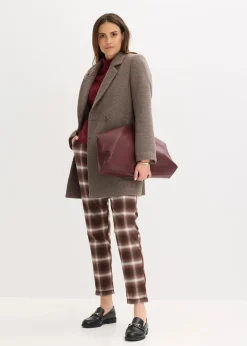 Damen bonprix Jacken & Mäntel|Bekleidung·Hosen|Kurzmantel in Wolloptik