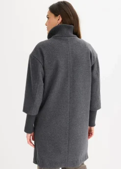 Kurzmantel in Wolloptik Damen Jacken & Mäntel|Bekleidung·Hosen
