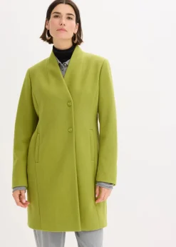 Damen bonprix Jacken & Mäntel|Bekleidung·Hosen|Kurzmantel in Wolloptik